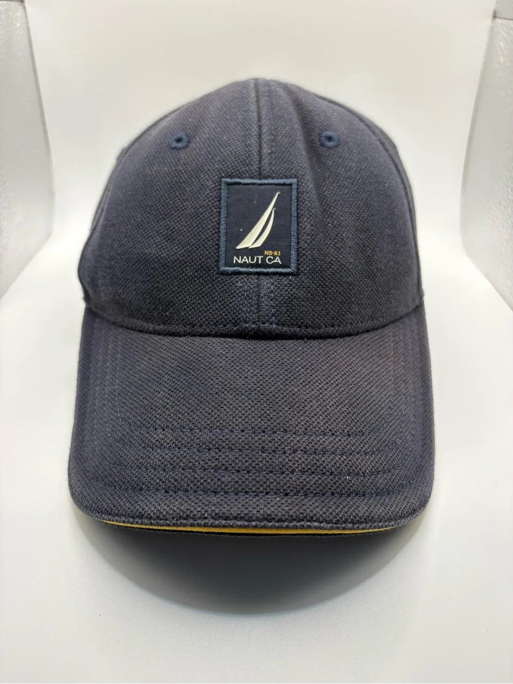 Nautica NS-83 A-Flex Navy Blue Sail Logo Hat Cap L/XL